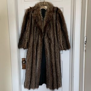 Vintage Raccoon Fur Coat